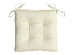 Cojines sillas de jardín 6 unidades tela Oxford crema 50x50x7 cm