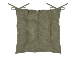 Cojín cuadrado para silla en pana 38 x 38 cm