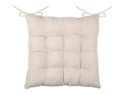 Cojín cuadrado para silla en pana 38 x 38 cm