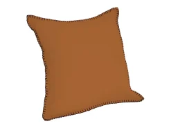 Cojín de algodón lavado 40x40 cm SPIRIT bronze