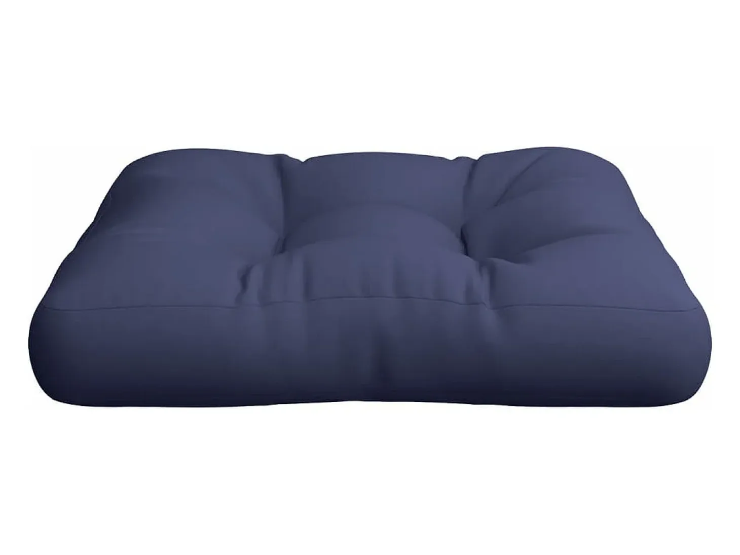 Cojín de muebles de palets tela Oxford azul marino 58x58x10 cm