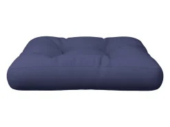 Cojín de muebles de palets tela Oxford azul marino 58x58x10 cm