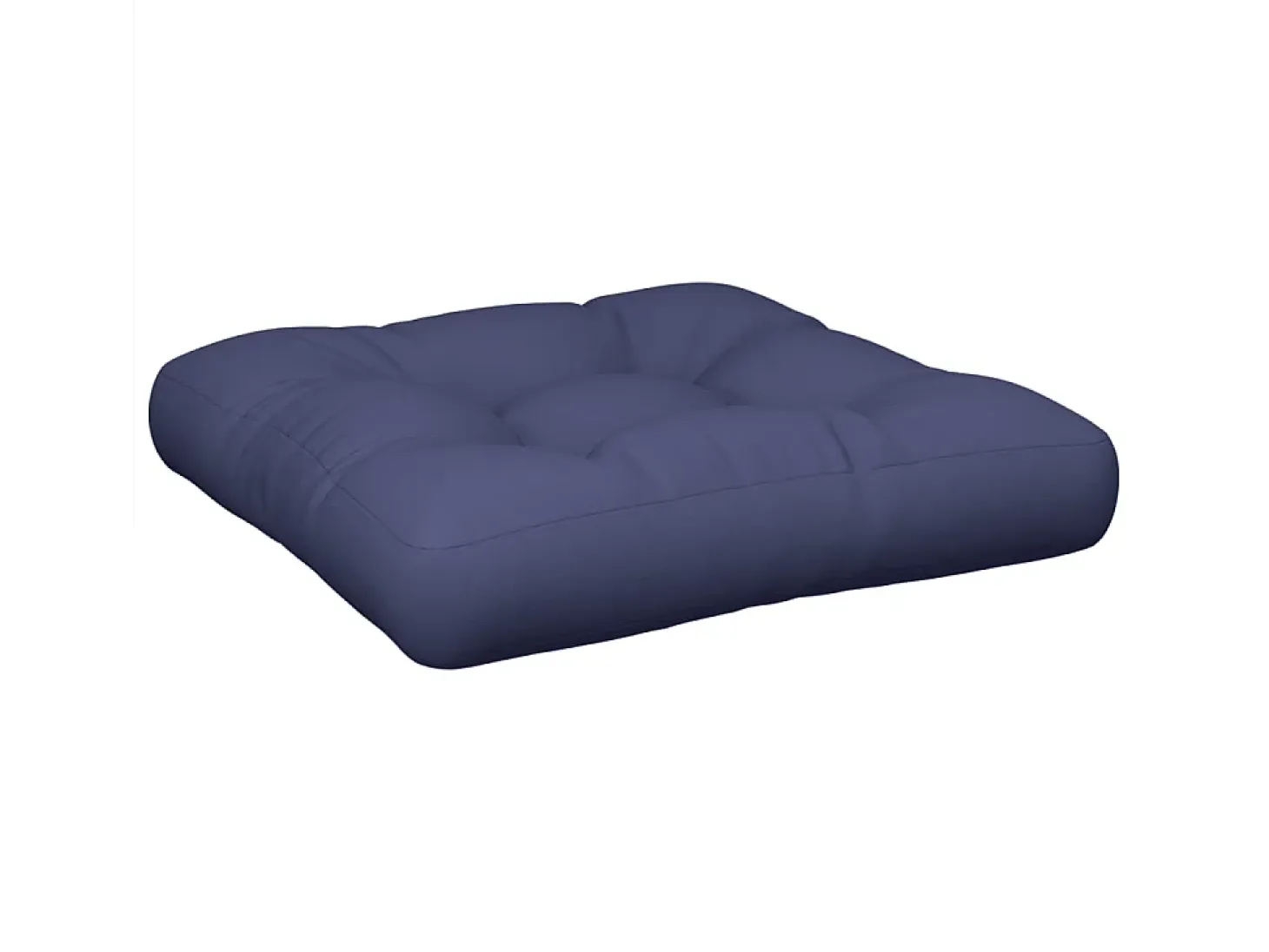 Cojín de muebles de palets tela Oxford azul marino 58x58x10 cm