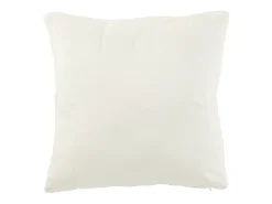 Cojín de poliéster blanco 45*45*15 cm