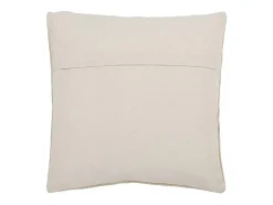 Cojín Diamantes+Flechas en Algodón/Lino/Poliéster Beige 45x15x45 cm