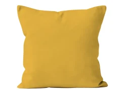 Cojín extraíble 60x60 cm ALIX amarillo radiante, por Soleil d'ocre