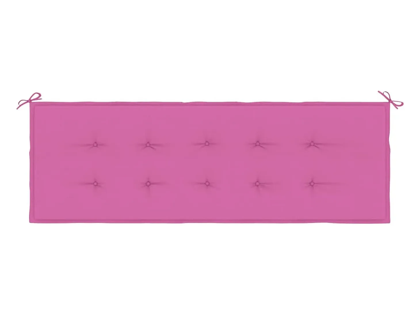 Cojín para banco de jardín tela Oxford rosa 150x50x3 cm ES975908
