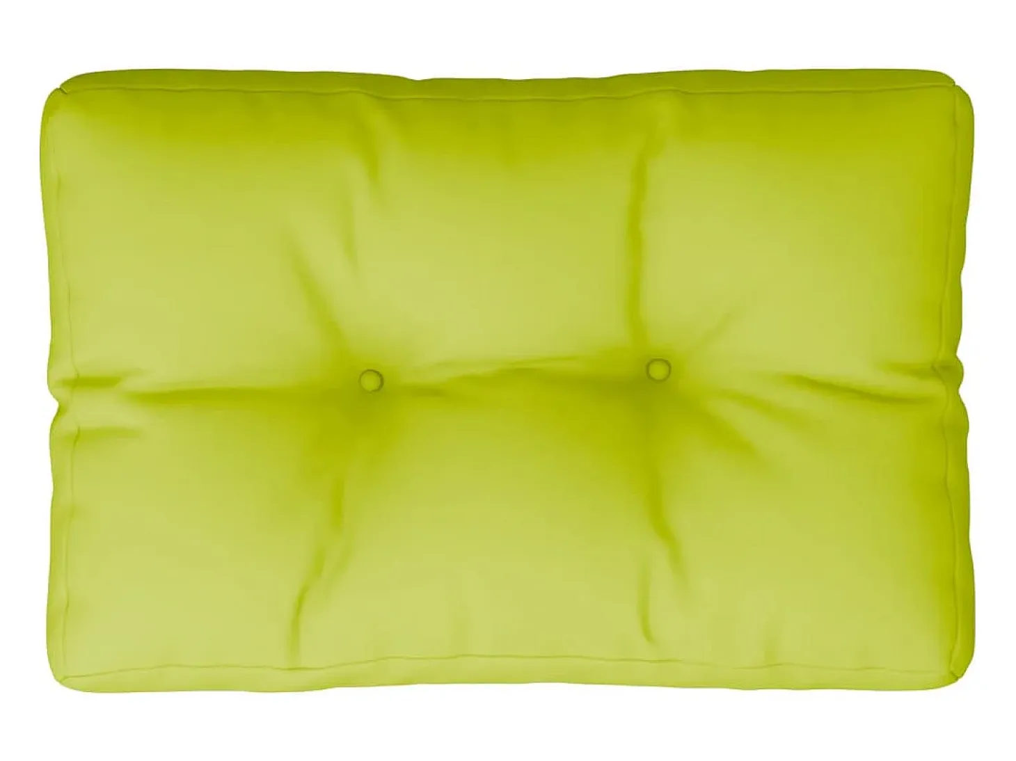 Cojín para palets de tela verde claro 50x40x12 cm ES549216