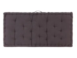 Cojín para palés algodón gris antracita 120x80x10 cm ES352785