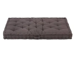 Cojín para palés algodón gris antracita 120x80x10 cm ES352785