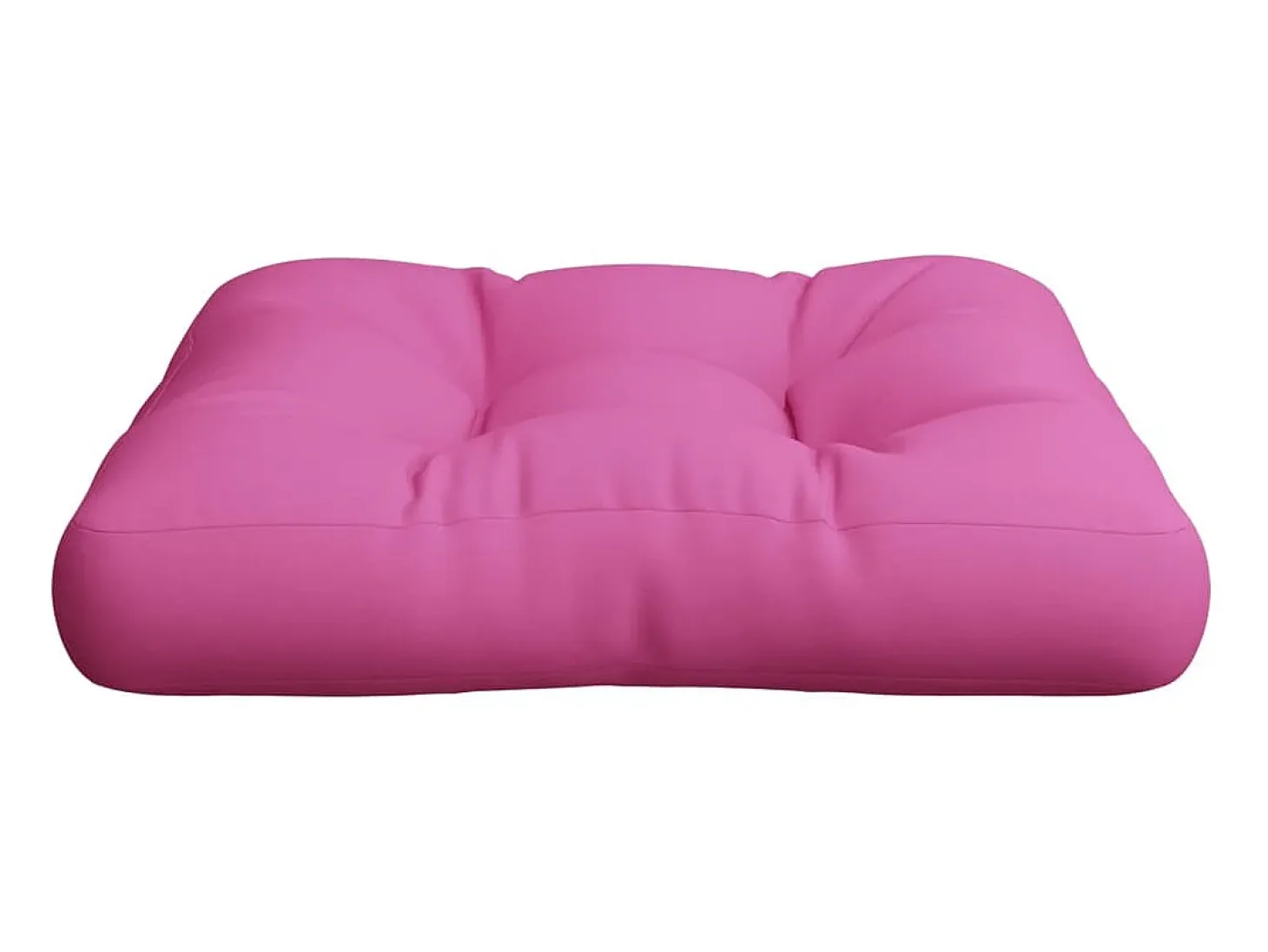 Cojín para palés tela Oxford rosa 58x58x10 cm ES233353