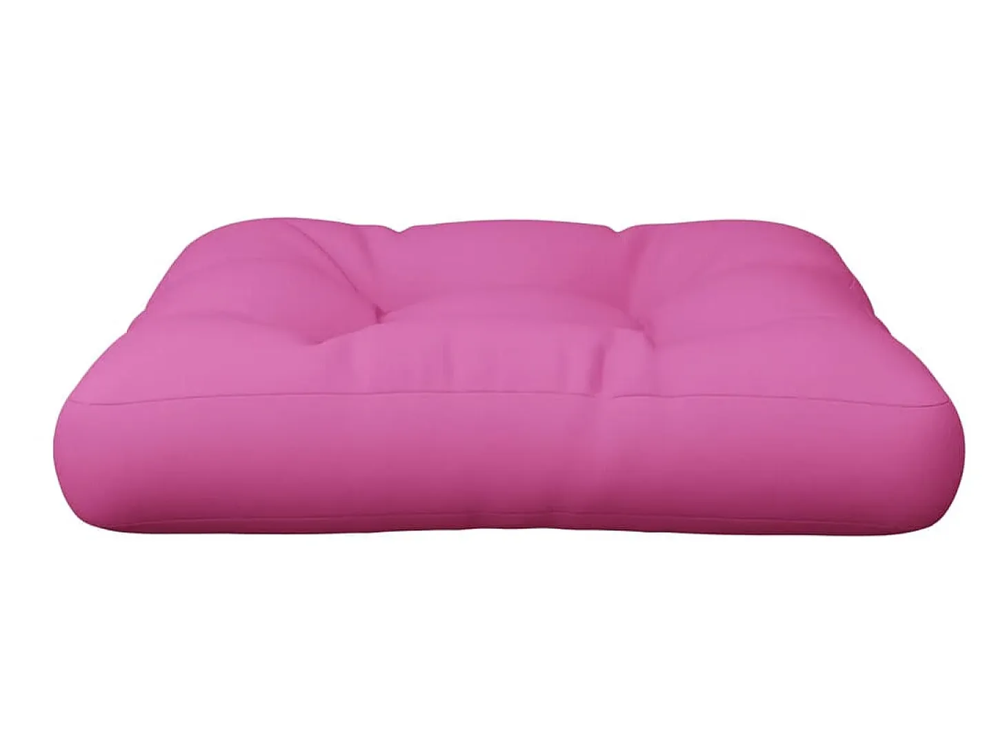 Cojín para palés tela Oxford rosa 58x58x10 cm ES233353