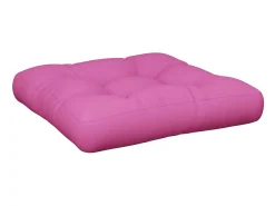 Cojín para palés tela Oxford rosa 58x58x10 cm ES233353