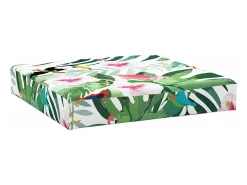 Cojín para palés tela Oxford multicolor 60x60x8 cm