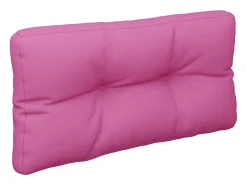 Cojín para palés tela rosa 80x40x12 cm