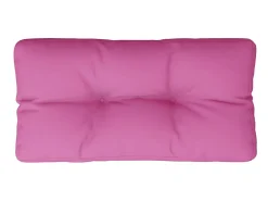 Cojín para palés tela rosa 80x40x12 cm ES710131