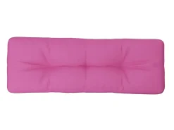 Cojín para palés tela rosa 120x40x12 cm ES975664