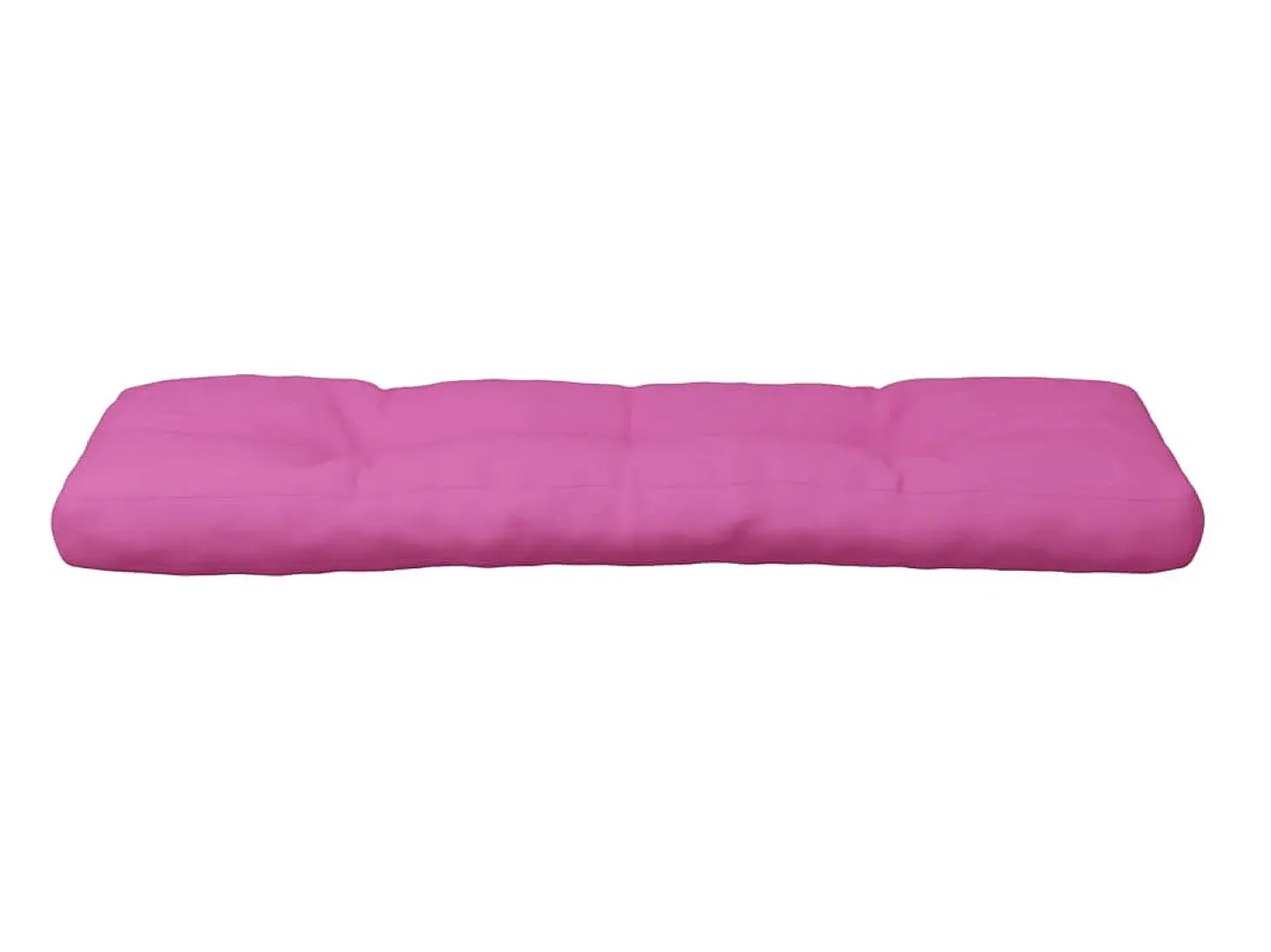 Cojín para palés tela rosa 120x40x12 cm ES975664
