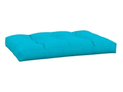 Cojín para palés tela turquesa 120x80x12 cm ES810603