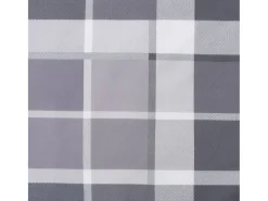 Cojín para sofá de palets de tela a cuadros gris 60x60x12 cm