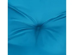 Cojín para sofá de palets de tela azul 50x50x12 cm