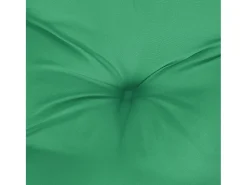 Cojín para sofá de palets de tela verde 120x40x12 cm
