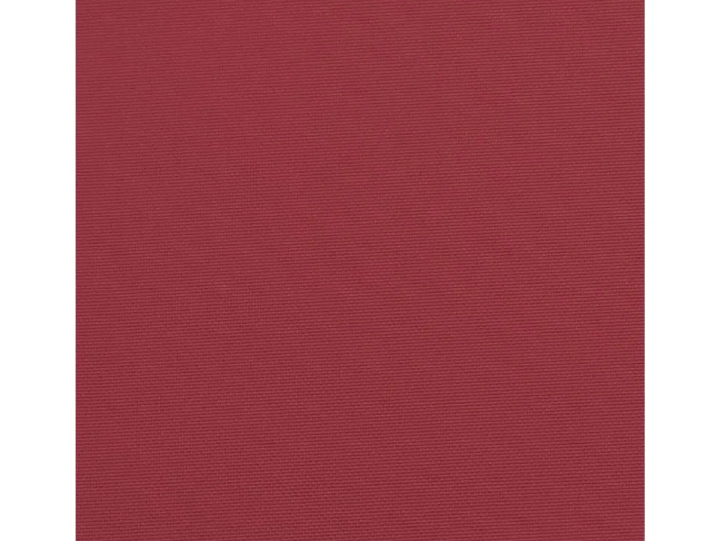 Cojín para sofá de palets de tela rojo tinto 60x60x12 cm