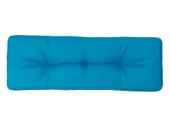 Cojín para sofá de palets de tela azul claro 120x40x12 cm ES374855