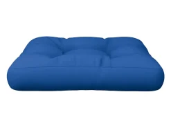 Cojín para sofá de palets de tela azul royal