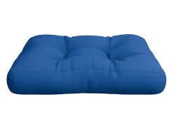 Cojín para sofá de palets de tela azul royal