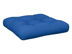 Cojín para sofá de palets de tela azul royal