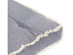 Cojín para sofá de palets gris antracita 120x80x10 cm ES660552