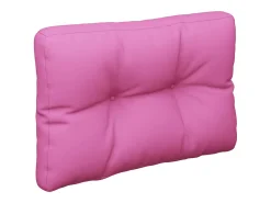 Cojín para sofá de palets tela rosa 60x40x12 cm