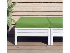 Cojín para sofá de palets tela verde melange 60x60x10 cm ES437955