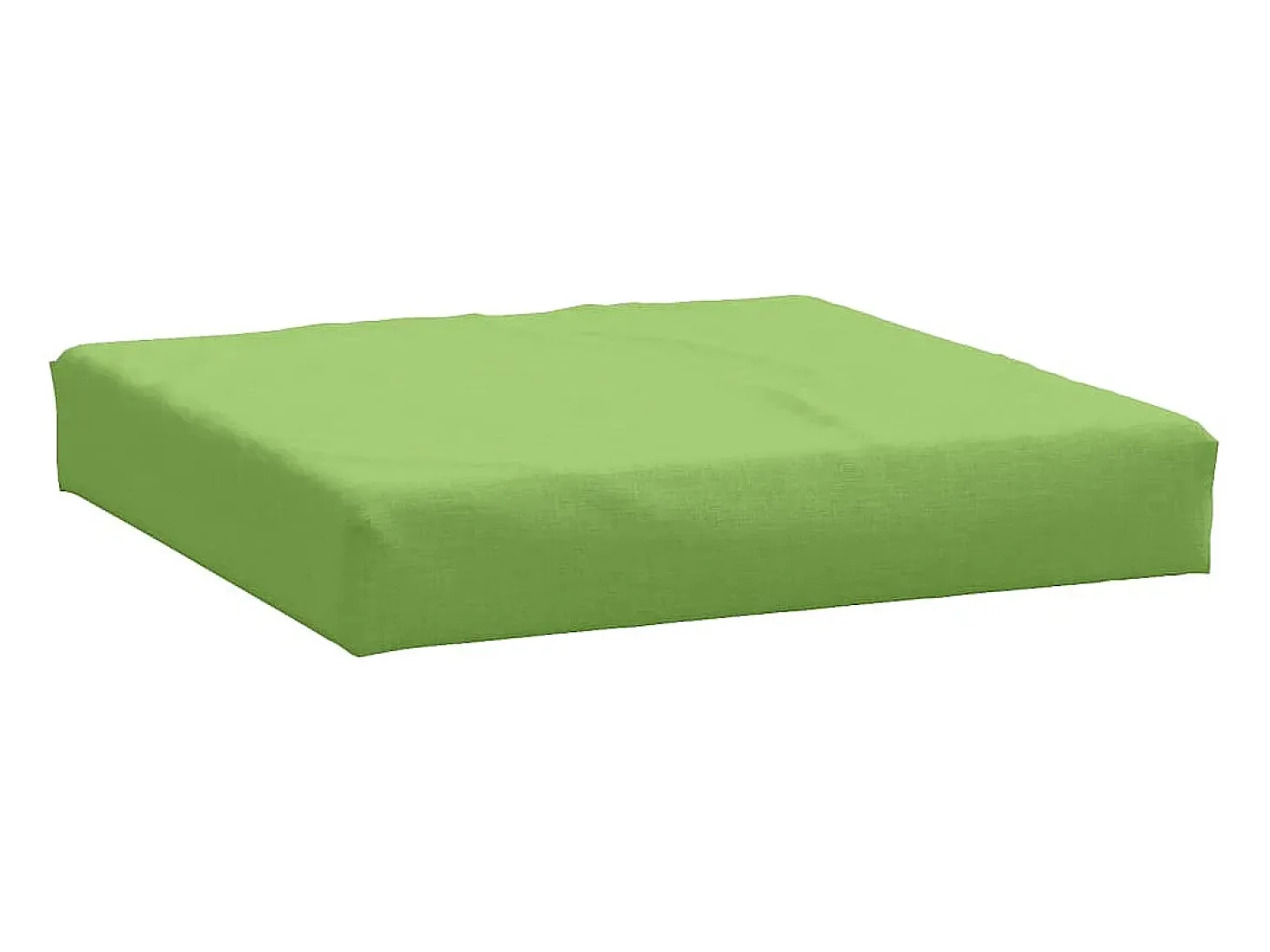 Cojín para sofá de palets tela verde melange 60x60x10 cm