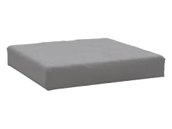 Cojín para sofá de palets tela Oxford gris 60x60x8 cm
