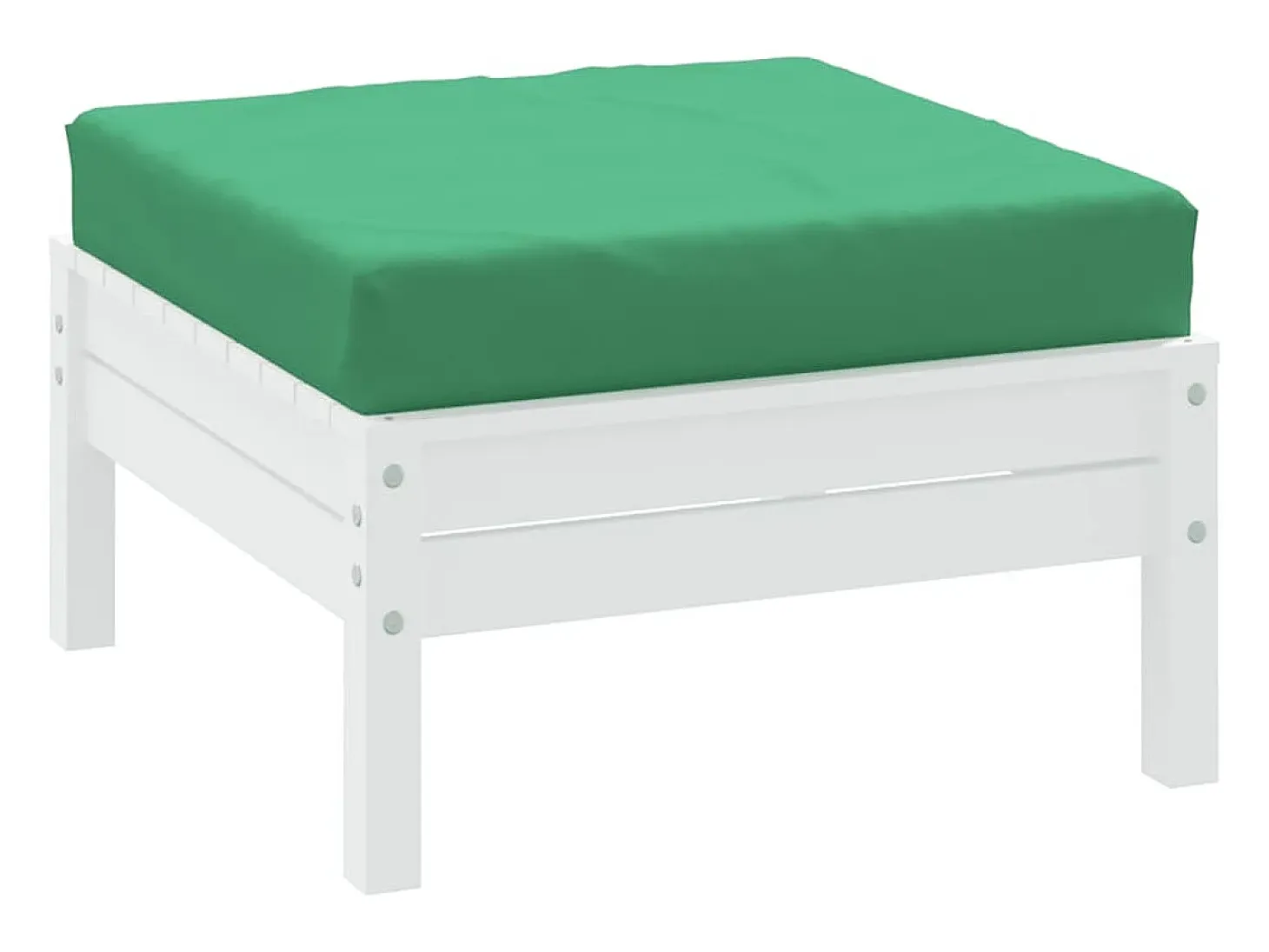 Cojín para sofá de palets tela Oxford verde 60x60x8 cm