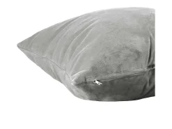 Cojín rectangular de terciopelo gris 50x30 cm - NAURU - SACASA