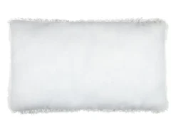 Cojín rectangular imitación piel de oveja