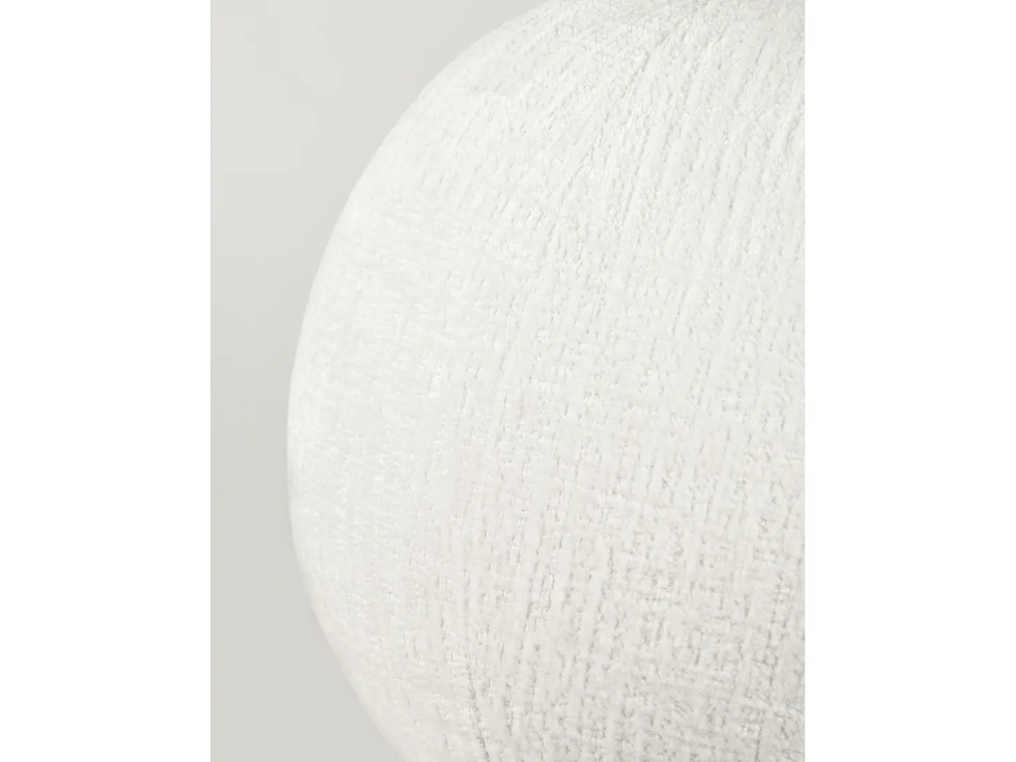 Cojín 37x37x37 cm blanco Leith LET76W