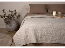 Colcha Niki 260x260cm beige.
