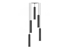 Colgante 5 luces modelo Antia acabado negro, 36cm(alto) 55cm(ancho) 55cm(fondo)