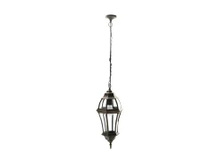 Colgante Becrux Negro Para Exterior En Aluminio Ip44
