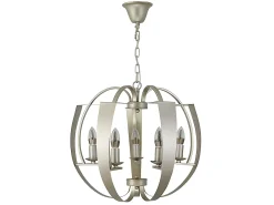 Colgante Capuchina 5xe14 Champagne Regx53x53 Cm