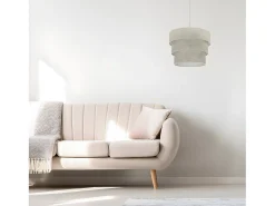Colgante De 3 Luces Modelo Smile Cromo