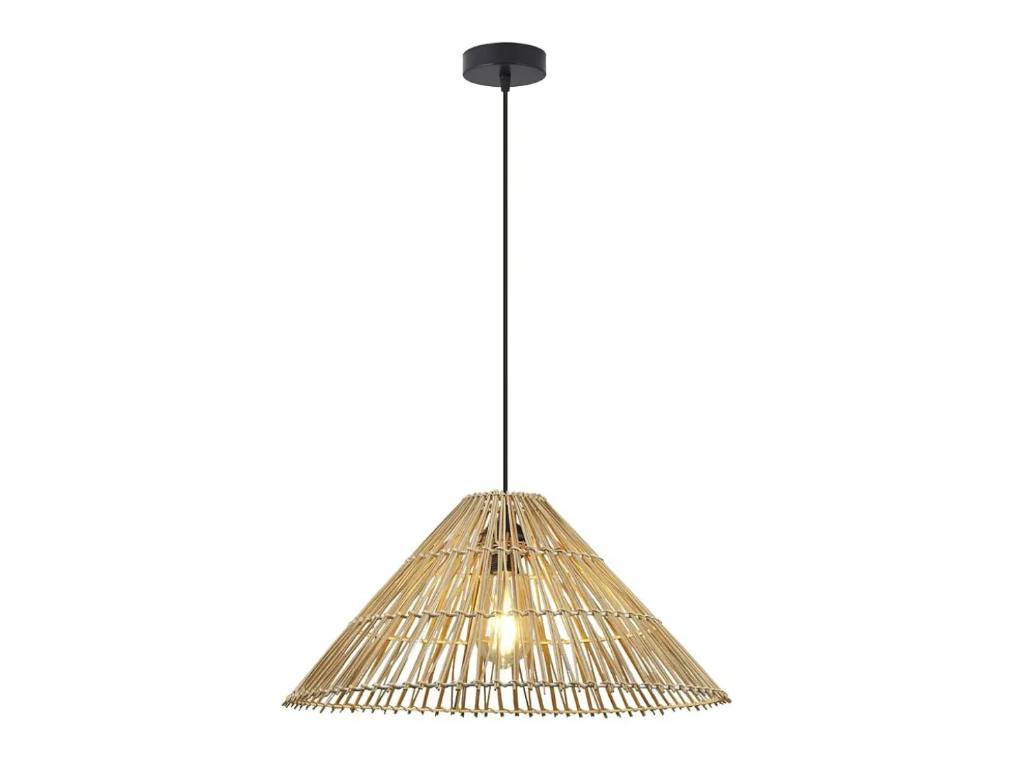 Colgante de 1 luz modelo Vinson acabado cuerda 35 cm(alto) 51 cm(ancho) 51 cm(fondo.