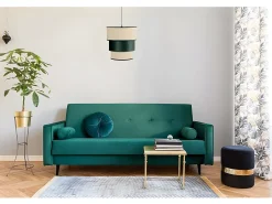 Colgante De 3 Pantallas Lucio Verde-arpillera De Una Luz