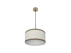 Colgante En Color Cuero/beis Modelo Soprano Regulable