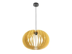 Colgante En Madera Natural Modelo Olmo 1 Luz