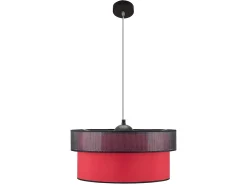 Colgante Felix Rojo Con Pantalla 1 Luz